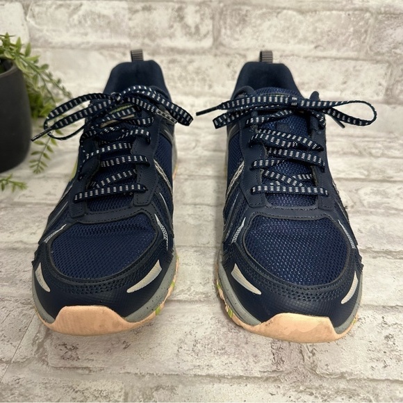 Skechers Hillcrest -‎ Vast Adventure Navy Memory Foam Trail Casual Sneakers 11 - Picture 8 of 9